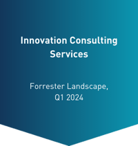 Innovation Consulting Services badge from Forrester Landscape, Q1 2024